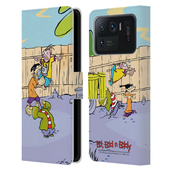 Ed, Edd, n Eddy Graphics Characters Leather Book Wallet Case Cover For Xiaomi Mi 11 Ultra