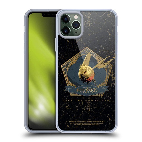 Hogwarts Legacy Graphics Golden Snidget Soft Gel Case for Apple iPhone 11 Pro Max