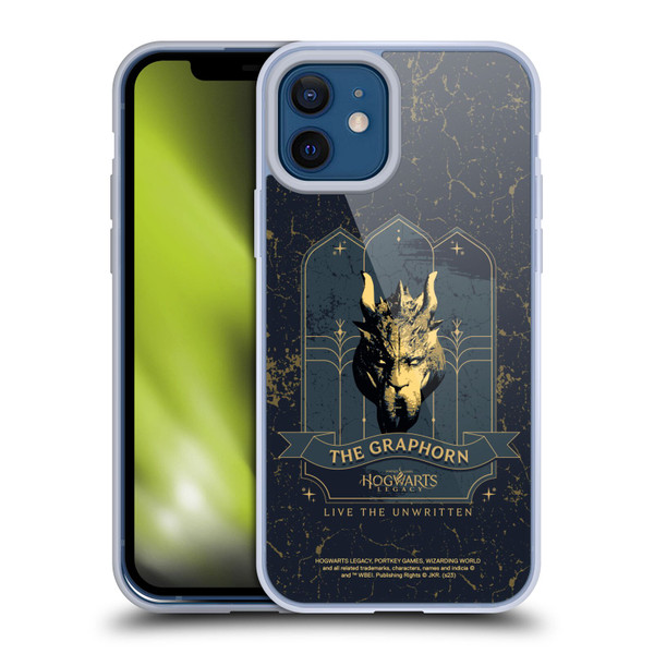 Hogwarts Legacy Graphics The Graphorn Soft Gel Case for Apple iPhone 12 / iPhone 12 Pro
