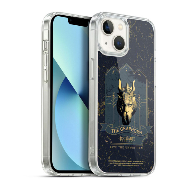 Hogwarts Legacy Graphics The Graphorn Soft Gel Case for Apple iPhone 13