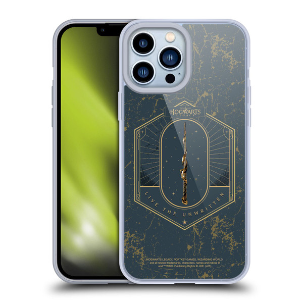 Hogwarts Legacy Graphics Live The Unwritten Soft Gel Case for Apple iPhone 13 Pro Max
