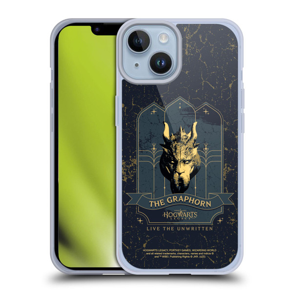 Hogwarts Legacy Graphics The Graphorn Soft Gel Case for Apple iPhone 14