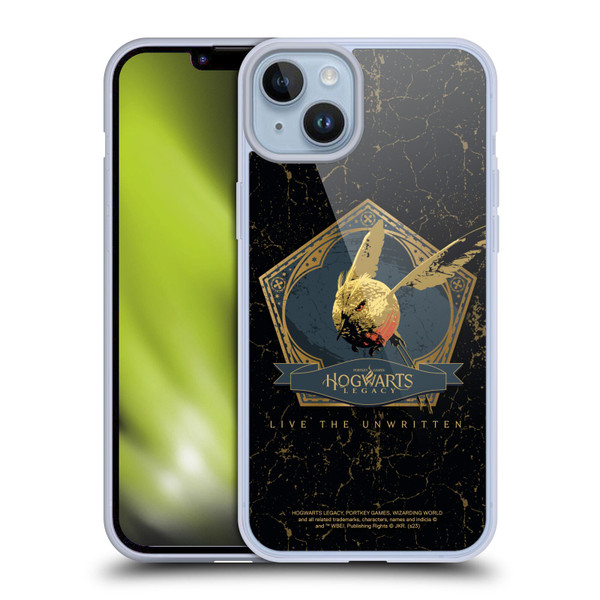 Hogwarts Legacy Graphics Golden Snidget Soft Gel Case for Apple iPhone 14 Plus