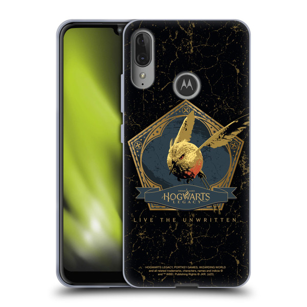 Hogwarts Legacy Graphics Golden Snidget Soft Gel Case for Motorola Moto E6 Plus