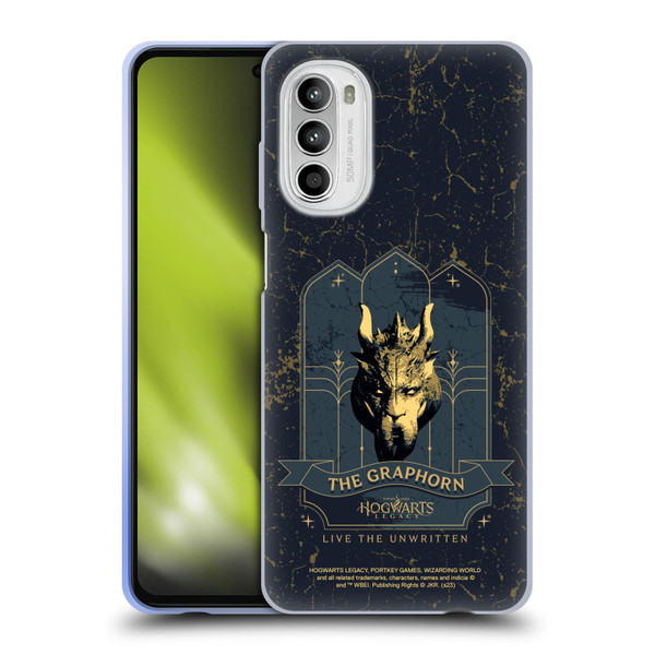 Hogwarts Legacy Graphics The Graphorn Soft Gel Case for Motorola Moto G52