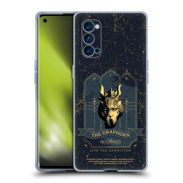 Hogwarts Legacy Graphics The Graphorn Soft Gel Case for OPPO Reno 4 Pro 5G