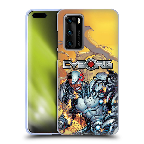 Cyborg DC Comics Fast Fashion Comic Soft Gel Case for Huawei P40 5G
