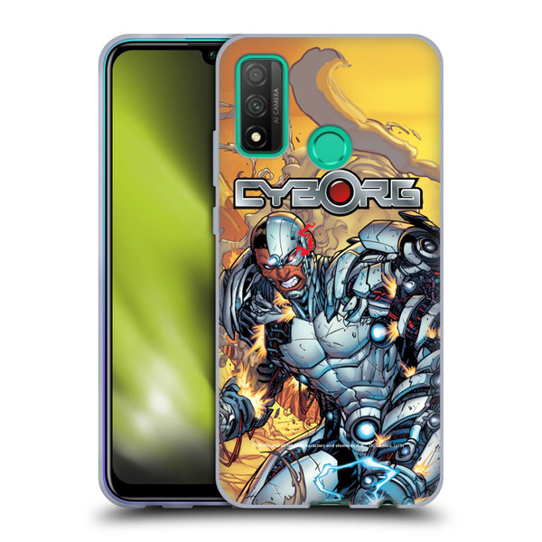 Cyborg DC Comics Fast Fashion Comic Soft Gel Case for Huawei P Smart (2020)