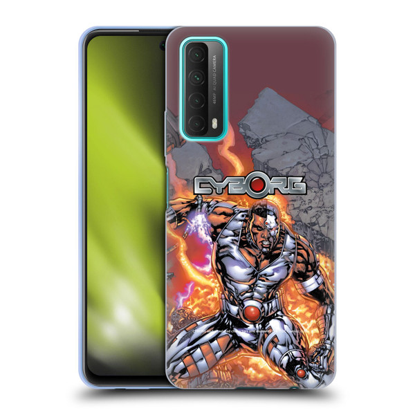 Cyborg DC Comics Fast Fashion Cover Soft Gel Case for Huawei P Smart (2021)