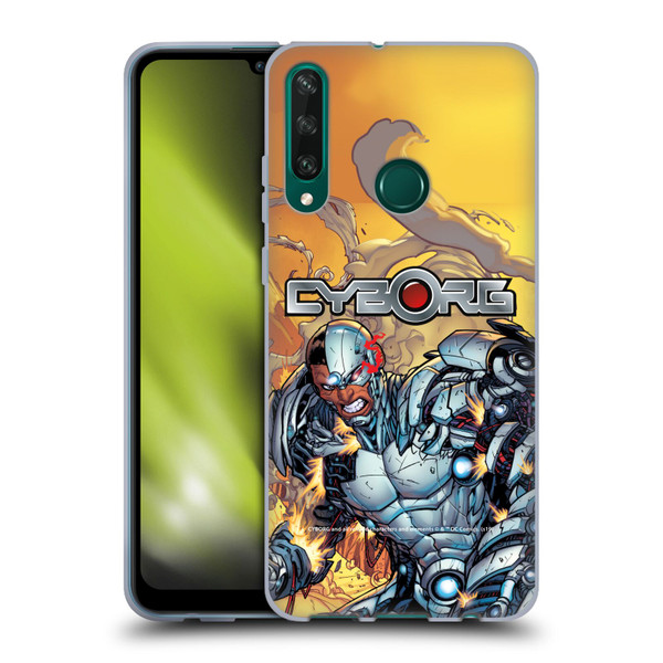 Cyborg DC Comics Fast Fashion Comic Soft Gel Case for Huawei Y6p