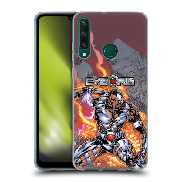 Cyborg DC Comics Fast Fashion Cover Soft Gel Case for Huawei Y6p