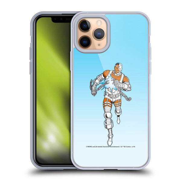 Cyborg DC Comics Fast Fashion Classic 2 Soft Gel Case for Apple iPhone 11 Pro