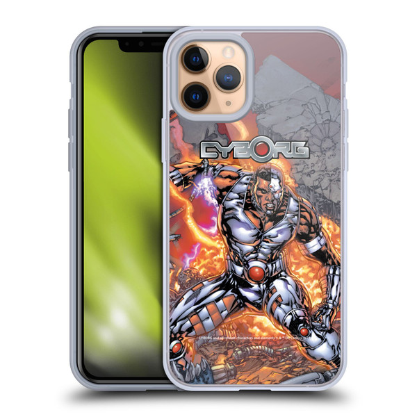 Cyborg DC Comics Fast Fashion Cover Soft Gel Case for Apple iPhone 11 Pro