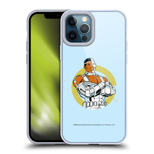 Cyborg DC Comics Fast Fashion Classic Soft Gel Case for Apple iPhone 12 Pro Max