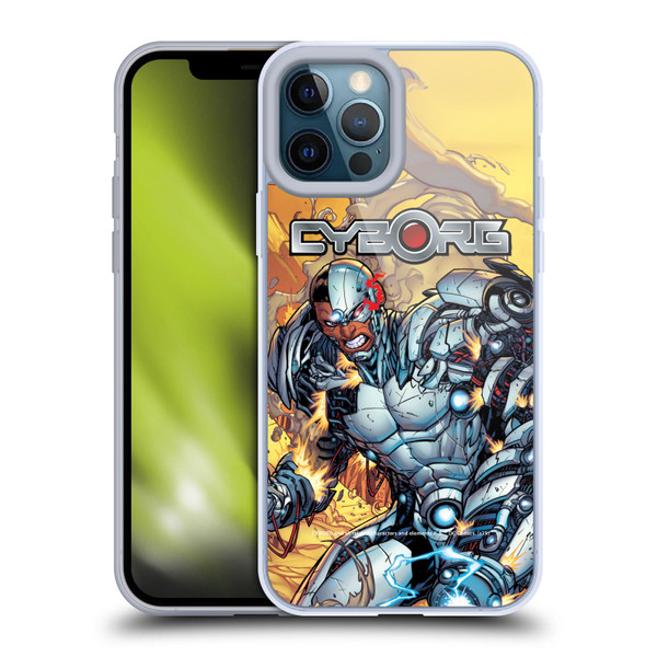 Cyborg DC Comics Fast Fashion Comic Soft Gel Case for Apple iPhone 12 Pro Max