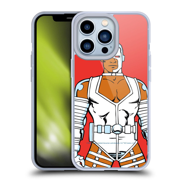 Cyborg DC Comics Fast Fashion Classic 3 Soft Gel Case for Apple iPhone 13 Pro