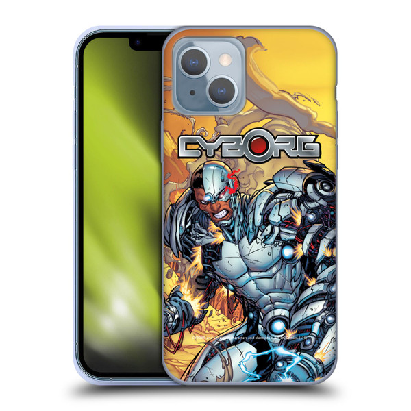 Cyborg DC Comics Fast Fashion Comic Soft Gel Case for Apple iPhone 14