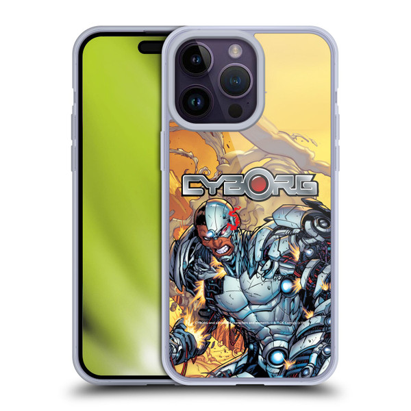 Cyborg DC Comics Fast Fashion Comic Soft Gel Case for Apple iPhone 14 Pro Max