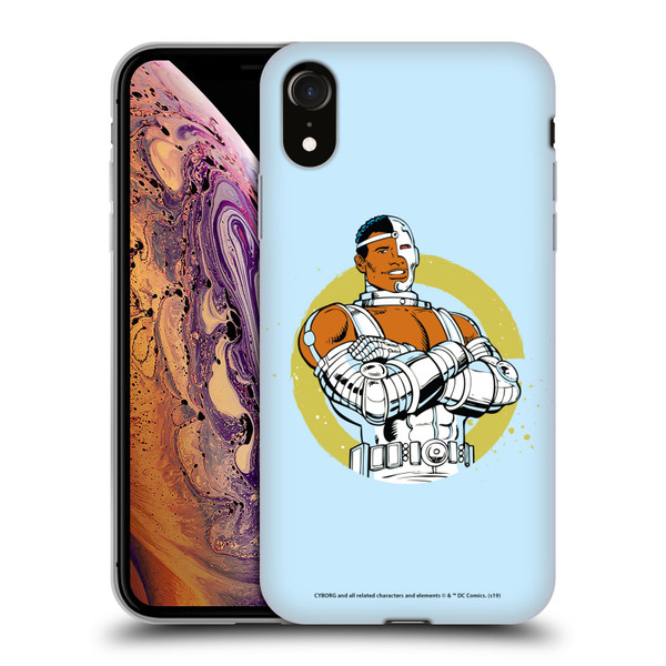 Cyborg DC Comics Fast Fashion Classic Soft Gel Case for Apple iPhone XR