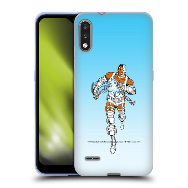 Cyborg DC Comics Fast Fashion Classic 2 Soft Gel Case for LG K22