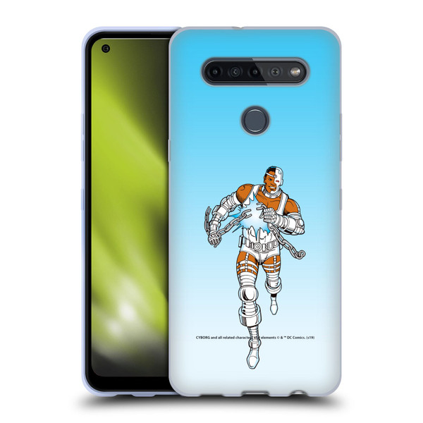 Cyborg DC Comics Fast Fashion Classic 2 Soft Gel Case for LG K51S