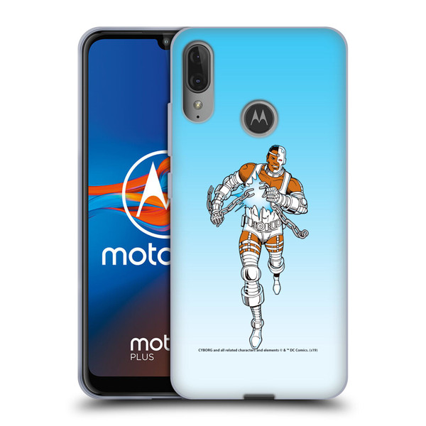 Cyborg DC Comics Fast Fashion Classic 2 Soft Gel Case for Motorola Moto E6 Plus