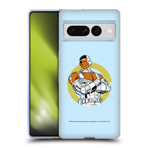 Cyborg DC Comics Fast Fashion Classic Soft Gel Case for Google Pixel 7 Pro