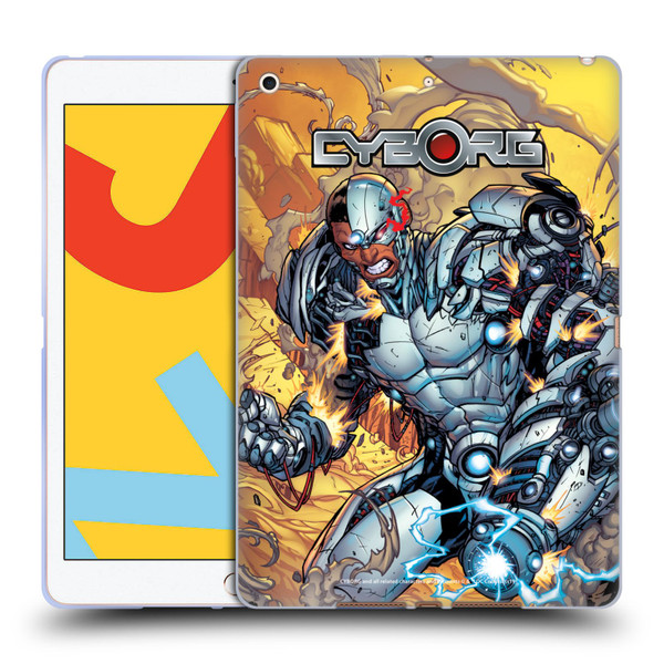 Cyborg DC Comics Fast Fashion Comic Soft Gel Case for Apple iPad 10.2 2019/2020/2021