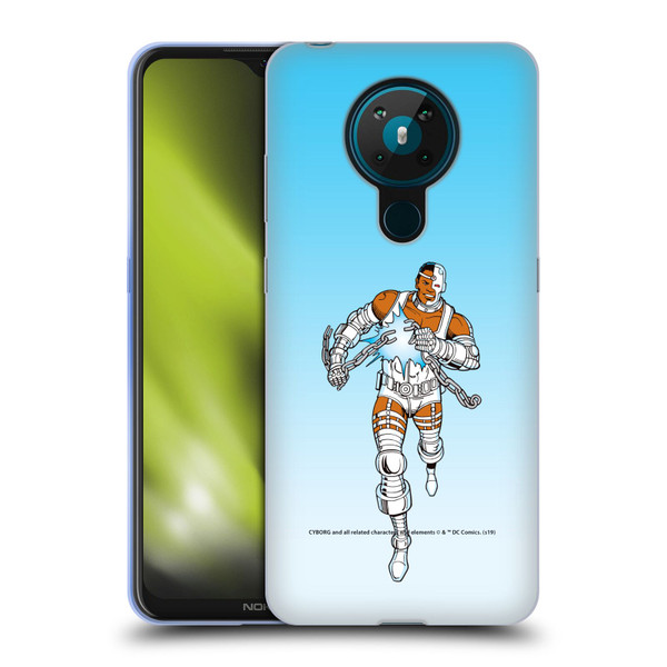 Cyborg DC Comics Fast Fashion Classic 2 Soft Gel Case for Nokia 5.3