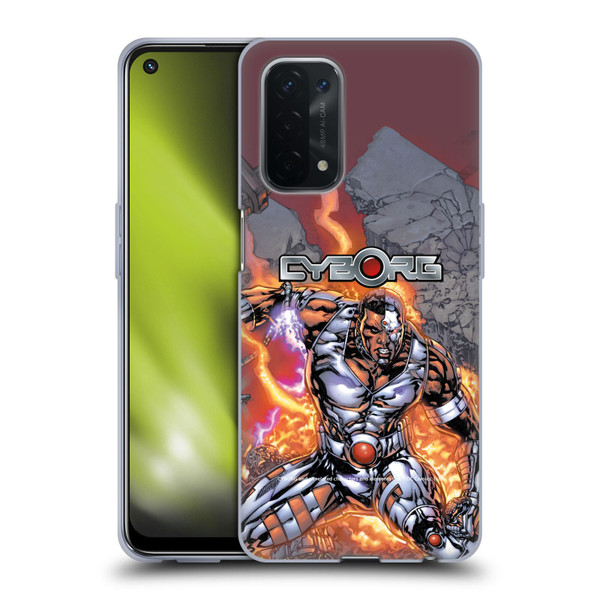 Cyborg DC Comics Fast Fashion Cover Soft Gel Case for OPPO A54 5G