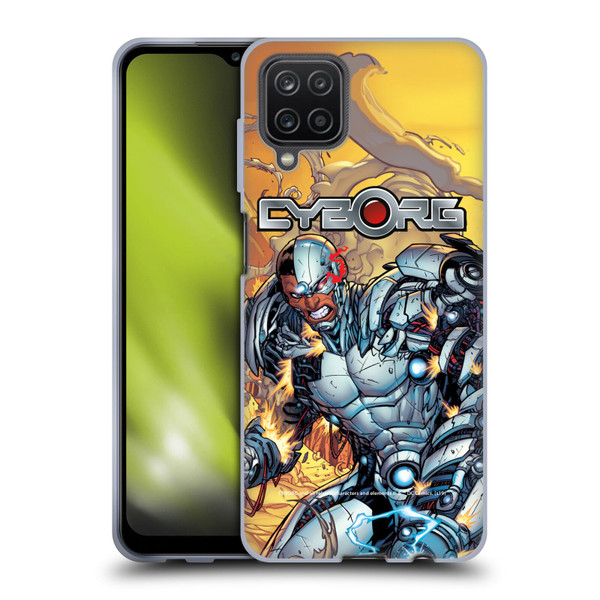 Cyborg DC Comics Fast Fashion Comic Soft Gel Case for Samsung Galaxy A12 (2020)