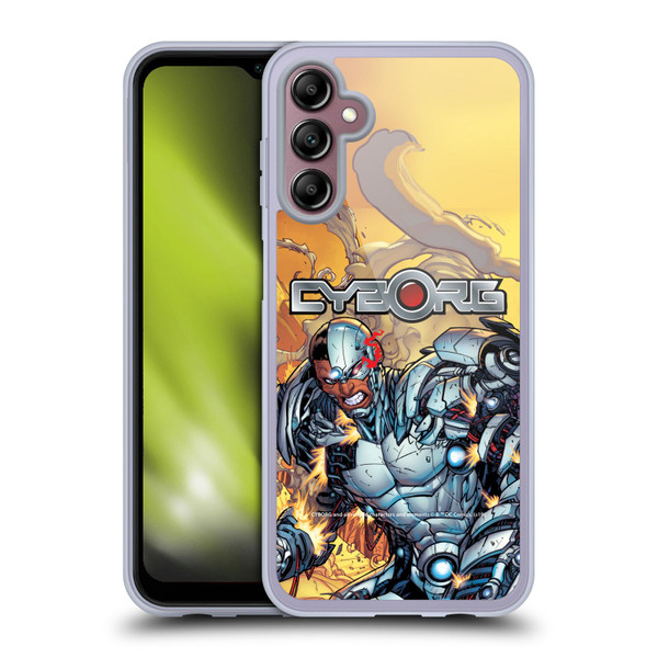 Cyborg DC Comics Fast Fashion Comic Soft Gel Case for Samsung Galaxy A14 5G