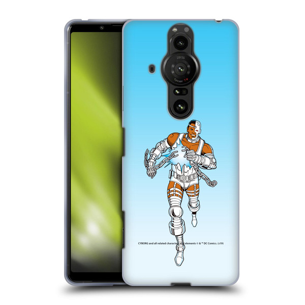 Cyborg DC Comics Fast Fashion Classic 2 Soft Gel Case for Sony Xperia Pro-I