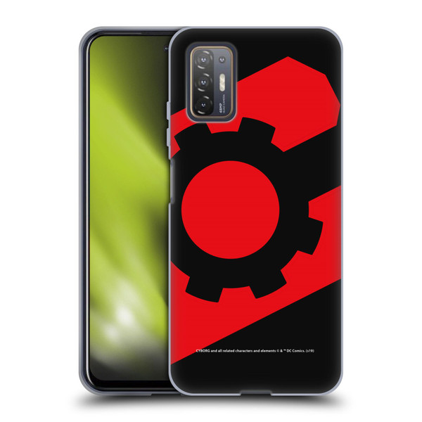 Cyborg DC Comics Logos Geometric 2 Soft Gel Case for HTC Desire 21 Pro 5G