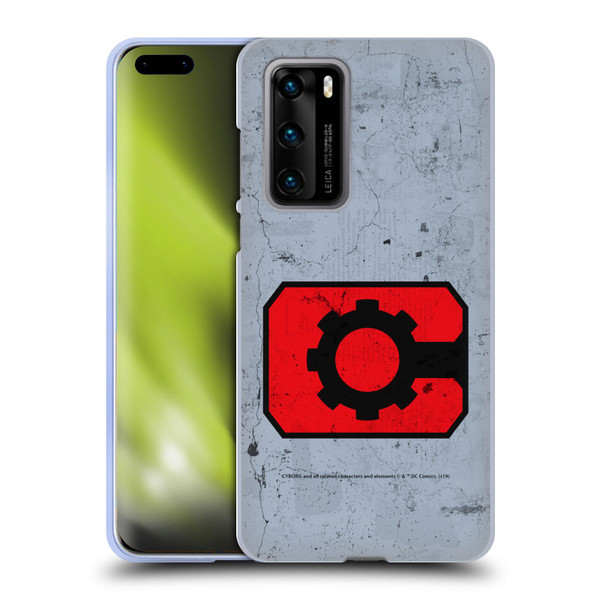 Cyborg DC Comics Logos Classic Soft Gel Case for Huawei P40 5G