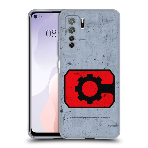 Cyborg DC Comics Logos Classic Soft Gel Case for Huawei Nova 7 SE/P40 Lite 5G
