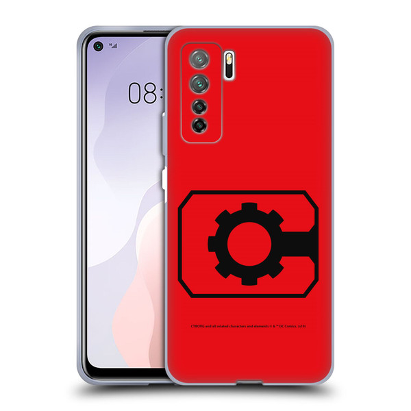 Cyborg DC Comics Logos Geometric Soft Gel Case for Huawei Nova 7 SE/P40 Lite 5G