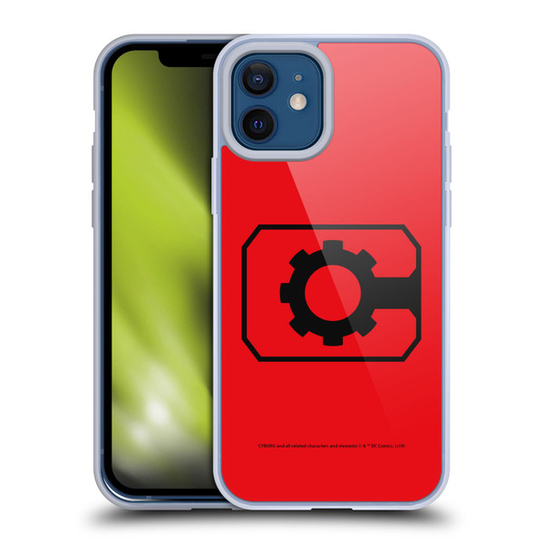 Cyborg DC Comics Logos Geometric Soft Gel Case for Apple iPhone 12 / iPhone 12 Pro