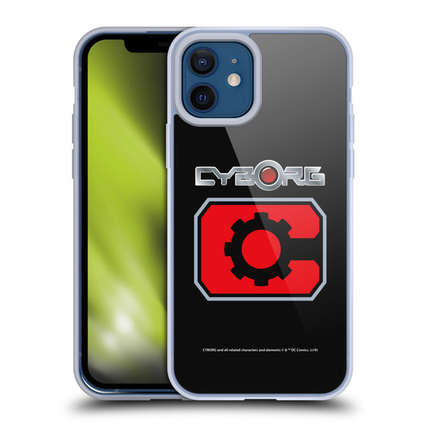Cyborg DC Comics Logos Retro Soft Gel Case for Apple iPhone 12 / iPhone 12 Pro