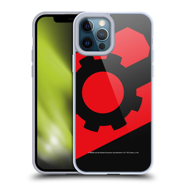Cyborg DC Comics Logos Geometric 2 Soft Gel Case for Apple iPhone 12 Pro Max