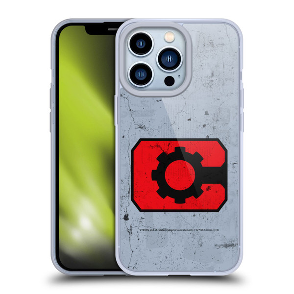 Cyborg DC Comics Logos Classic Soft Gel Case for Apple iPhone 13 Pro
