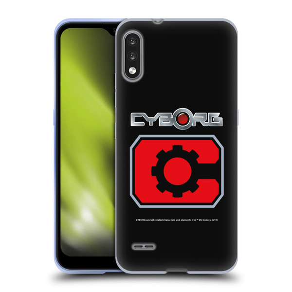 Cyborg DC Comics Logos Retro Soft Gel Case for LG K22