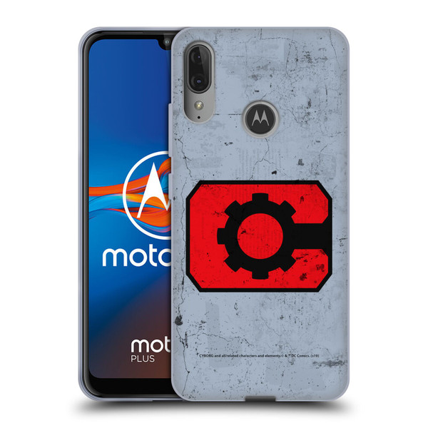 Cyborg DC Comics Logos Classic Soft Gel Case for Motorola Moto E6 Plus
