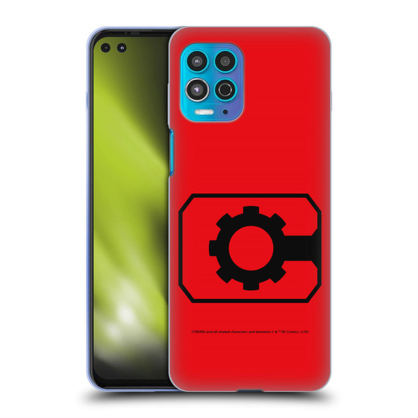 Cyborg DC Comics Logos Geometric Soft Gel Case for Motorola Moto G100