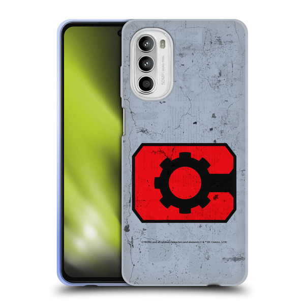 Cyborg DC Comics Logos Classic Soft Gel Case for Motorola Moto G52