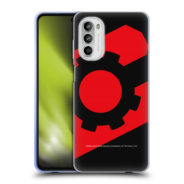 Cyborg DC Comics Logos Geometric 2 Soft Gel Case for Motorola Moto G52