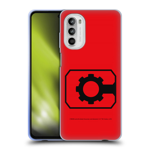 Cyborg DC Comics Logos Geometric Soft Gel Case for Motorola Moto G52