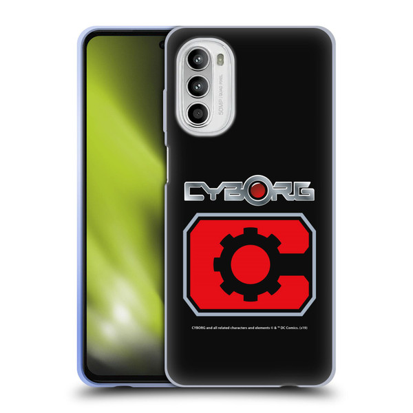 Cyborg DC Comics Logos Retro Soft Gel Case for Motorola Moto G52