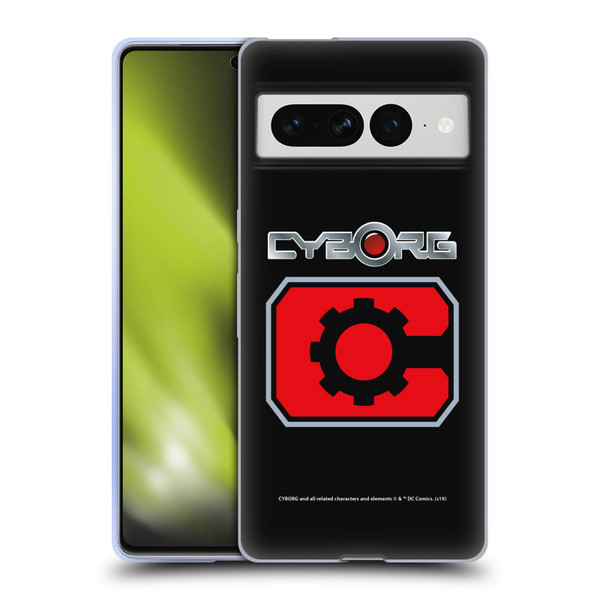 Cyborg DC Comics Logos Retro Soft Gel Case for Google Pixel 7 Pro