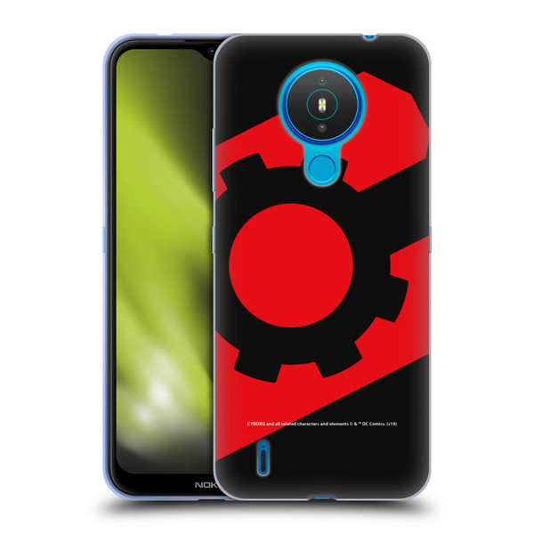 Cyborg DC Comics Logos Geometric 2 Soft Gel Case for Nokia 1.4